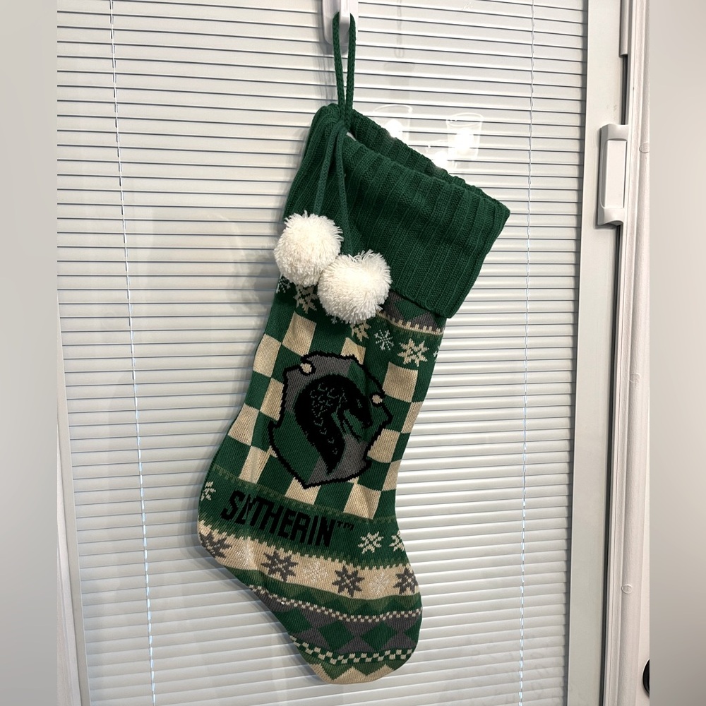 Harry Potter Slytherin Christmas Stocking Decor